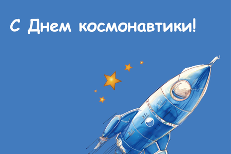 Поздравляем с Днём космонавтики!